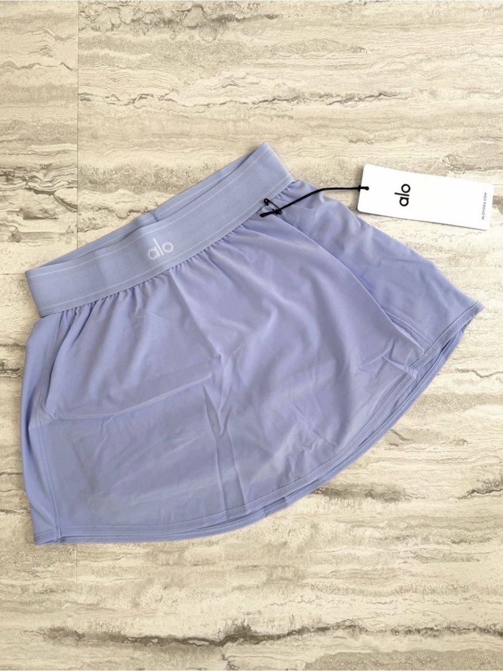 🩵ALO🩵 LIGHT PROVENCE BLUE Match Point Tennis Skirt - Picture 4 of 5